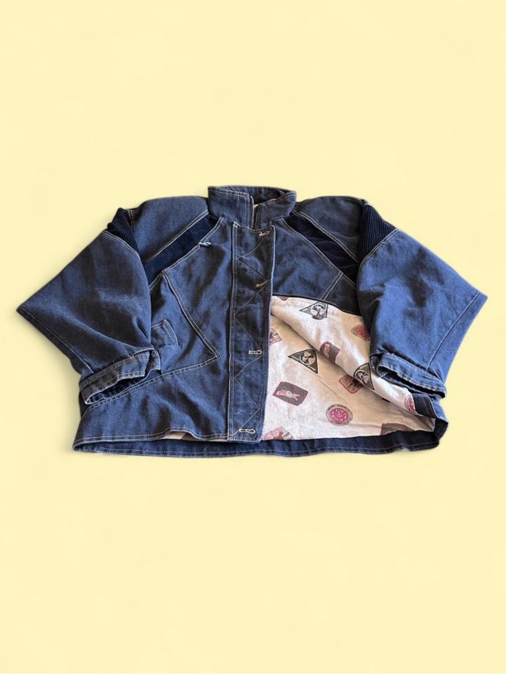 Vintage 80s Mulberry Street Dark Wash Denim Jacket Women’s M Oversized